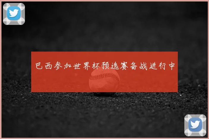 巴西参加世界杯预选赛备战进行中