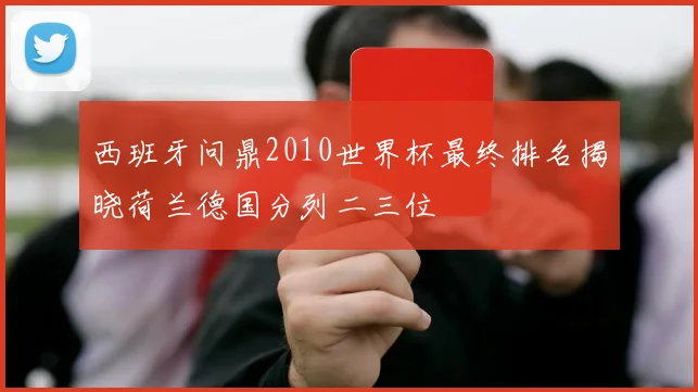 西班牙问鼎2010世界杯最终排名揭晓荷兰德国分列二三位